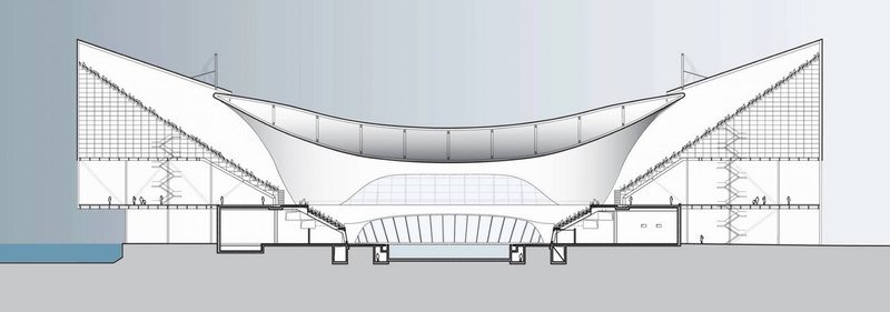 zahahadid作品:倫敦奧運(yùn)會(huì)水上運(yùn)動(dòng)中心