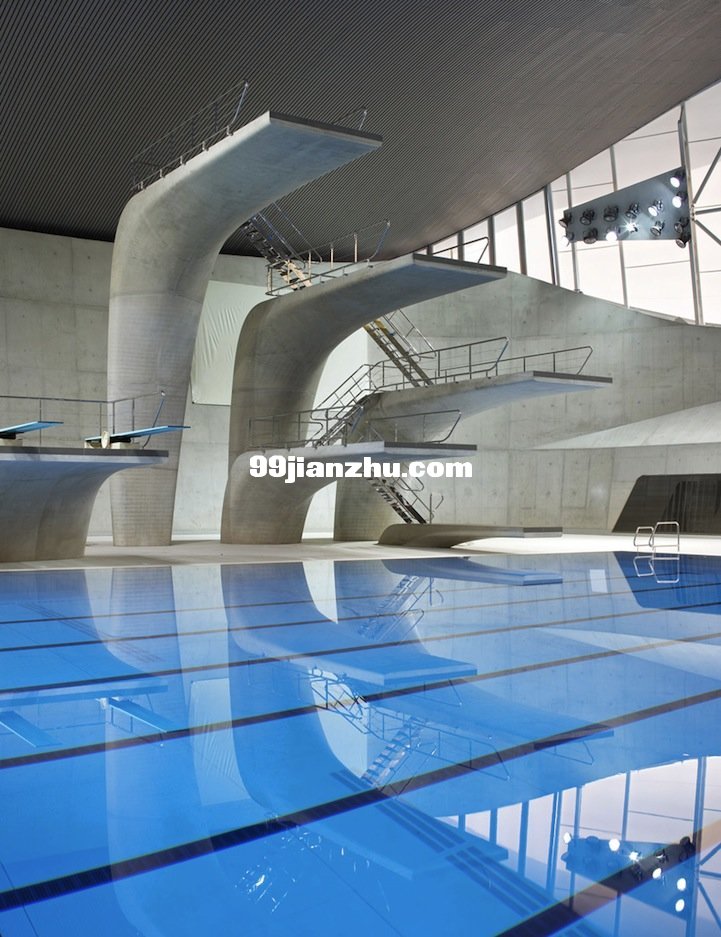 zahahadid作品:倫敦奧運(yùn)會(huì)水上運(yùn)動(dòng)中心
