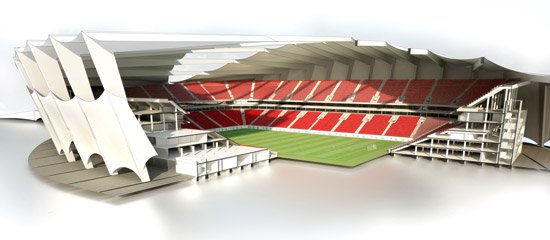 2022年卡塔爾世界杯體育場效果圖