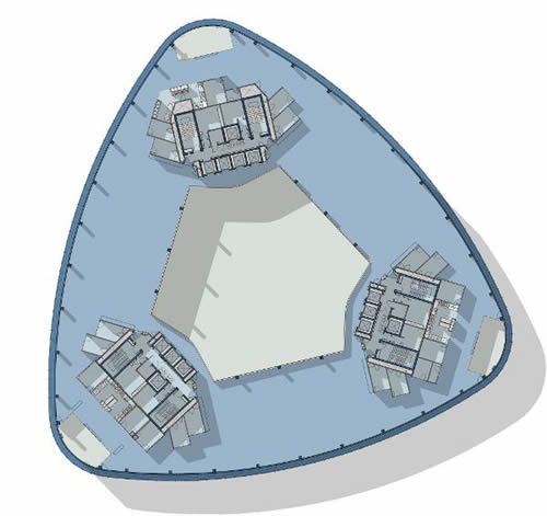 英國(guó),曼徹斯特,天使一號(hào)廣場(chǎng) / 3D Reid