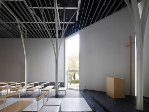 日本,群馬縣,森林禮拜堂 / Hironaka Ogawa + Associates