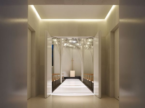 日本,群馬縣,森林禮拜堂 / Hironaka Ogawa + Associates