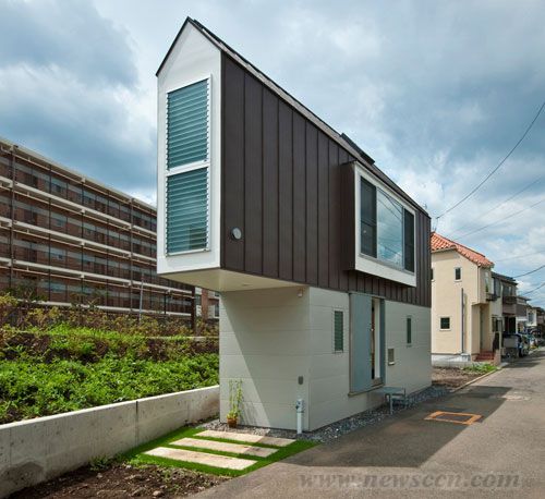 三角形建筑:日本東京的崛之內(nèi)住宅