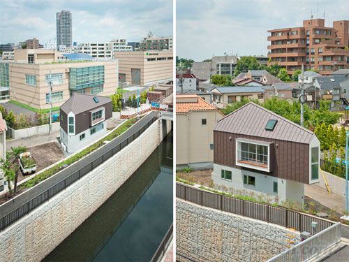 三角形建筑:日本東京的崛之內(nèi)住宅