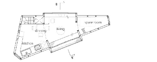三角形建筑:日本東京的崛之內(nèi)住宅