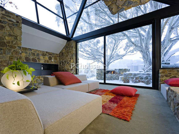 性感迷人的巢穴 澳大利亞滑雪后小屋設(shè)計(jì)