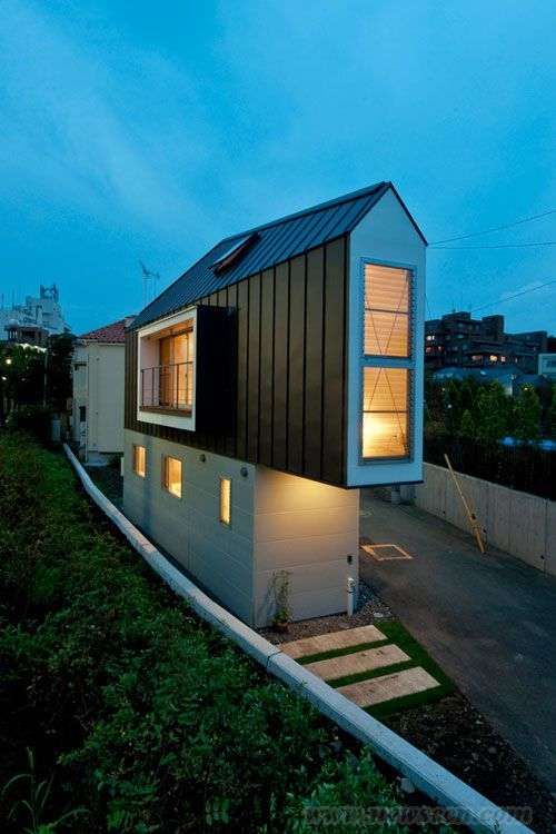 三角形建筑:日本東京的崛之內(nèi)住宅